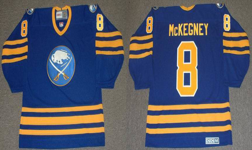2019 Men Buffalo Sabres #8 McKEGNE BLUE CCM NHL jerseys